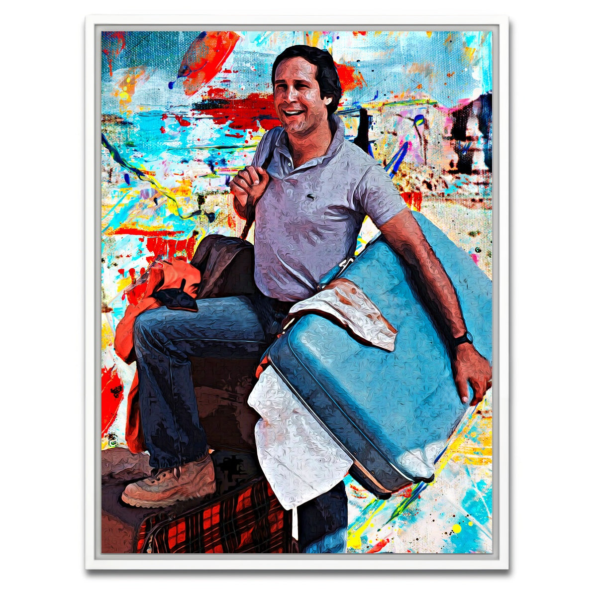 AUTO-MOCKUP WHITE | Clark Griswold | 1 Piece | White Framed Canvas | group=3x4