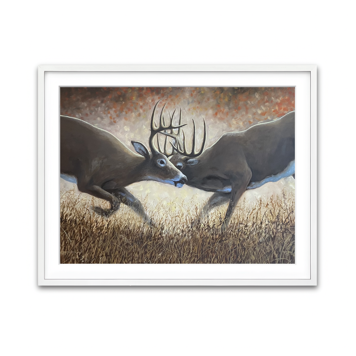 Framed Print 4x3 White