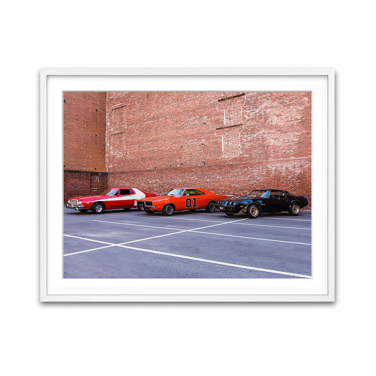 Framed Print 4x3 White