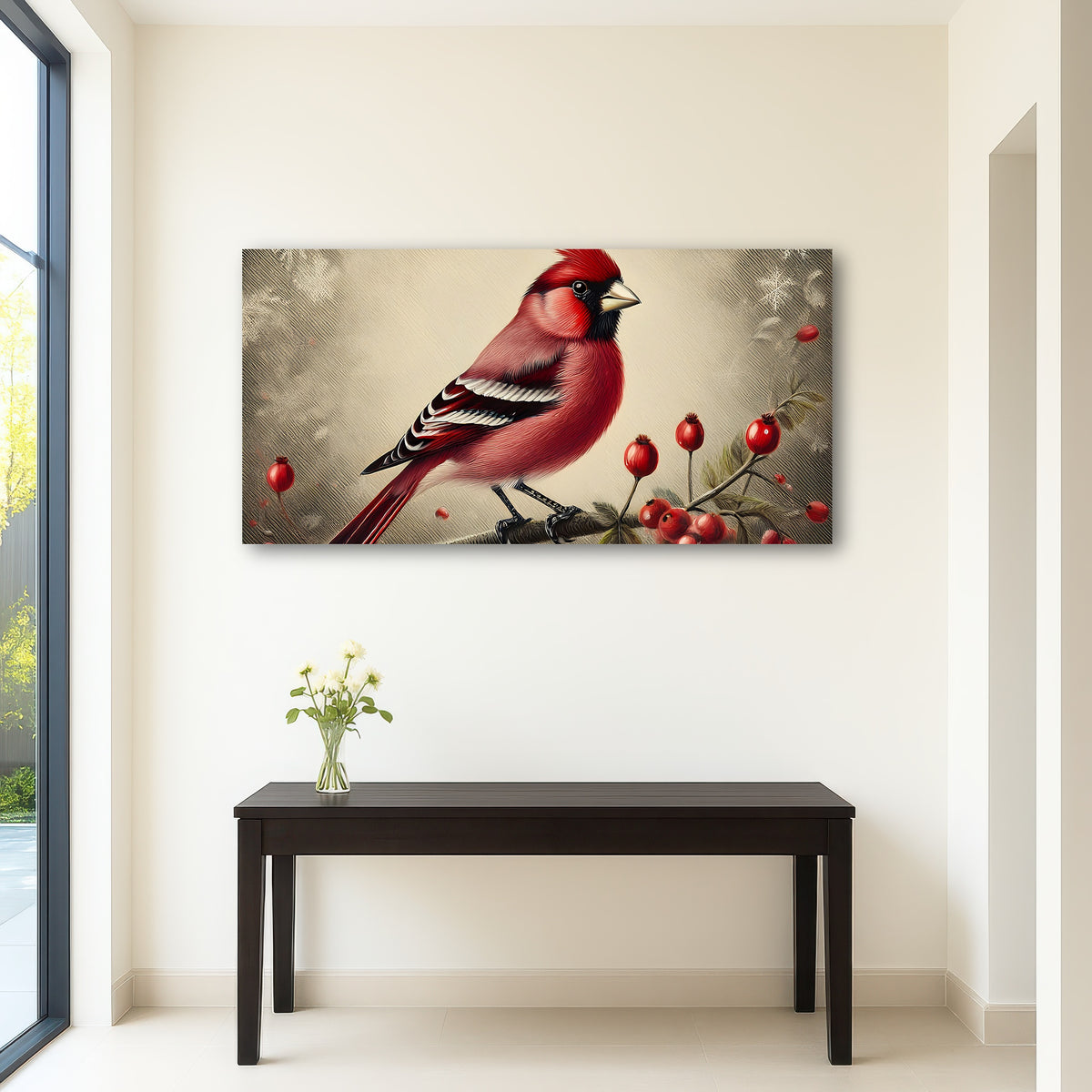 AUTO-MOCKUP ROOM | Classic Northern Cardinal