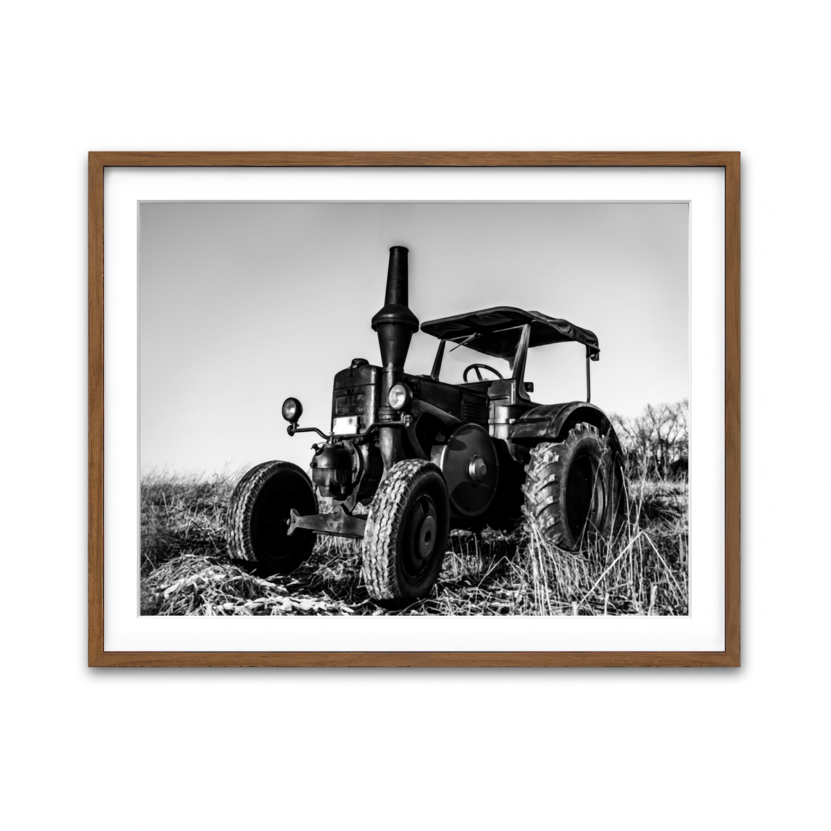 Framed Print 4x3 Walnut
