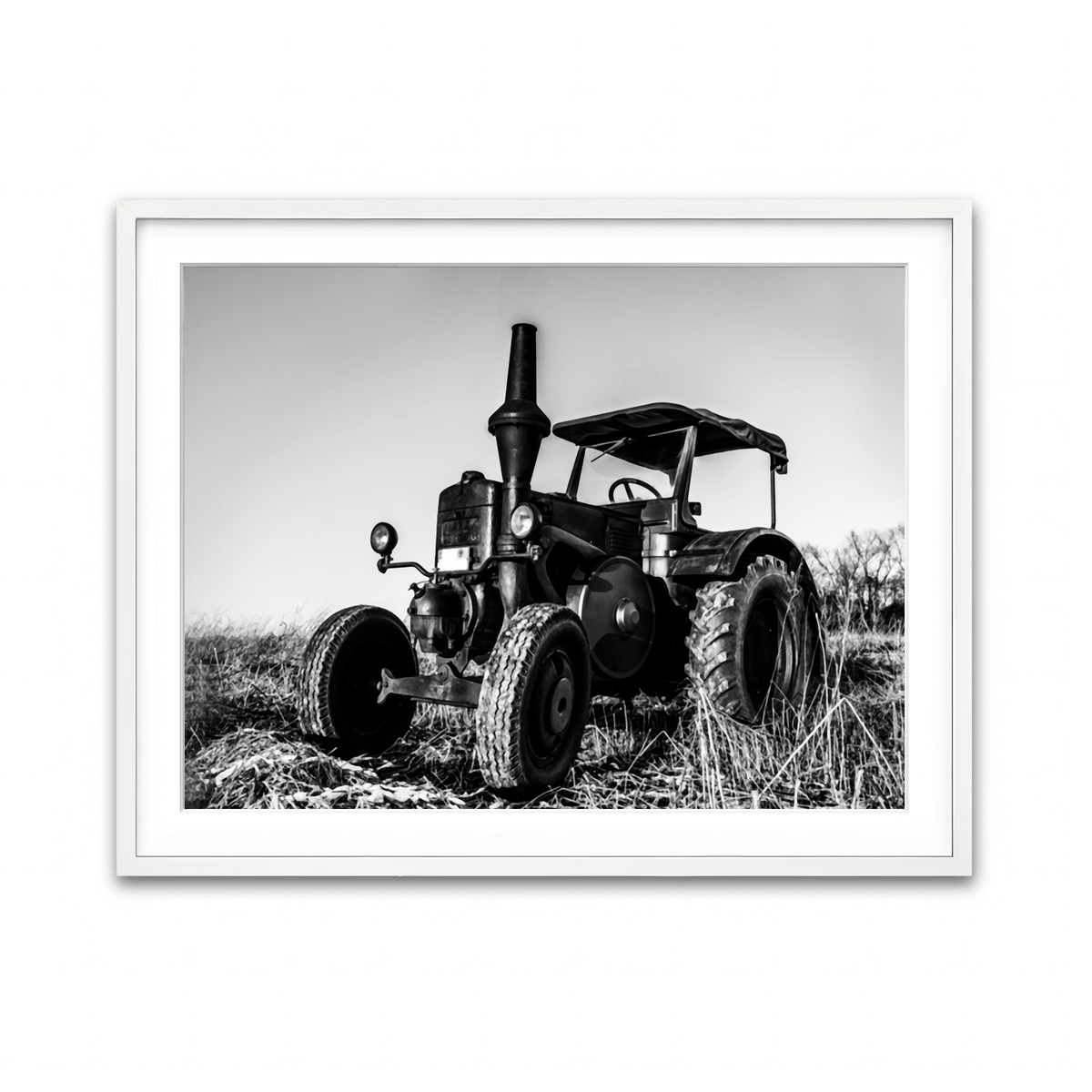 Framed Print 4x3 White