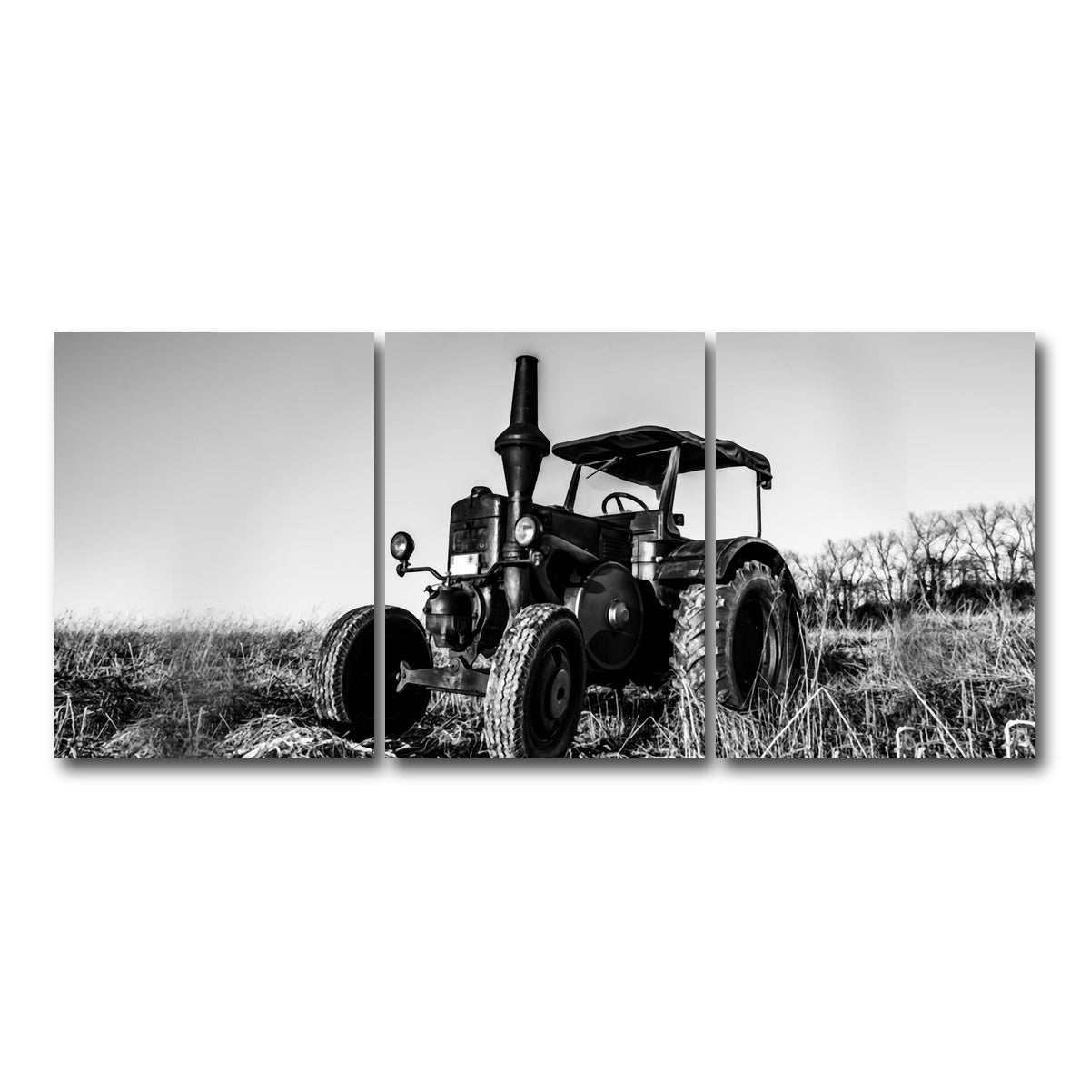 AUTO-MOCKUP WHITE | Classic Tractor | 3 Piece | Gallery Wrap Canvas | group=18x24