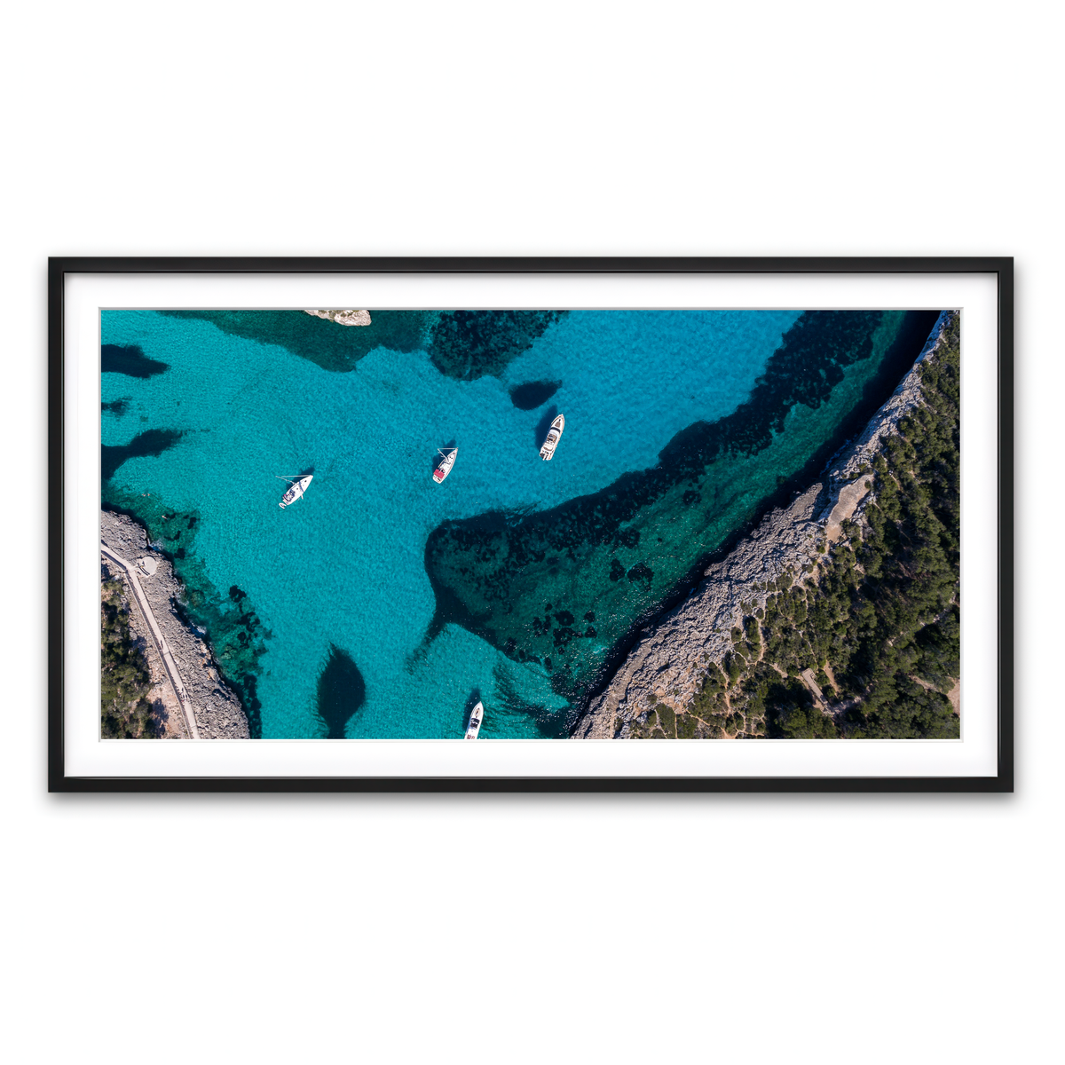 Framed Print 2x1 Black