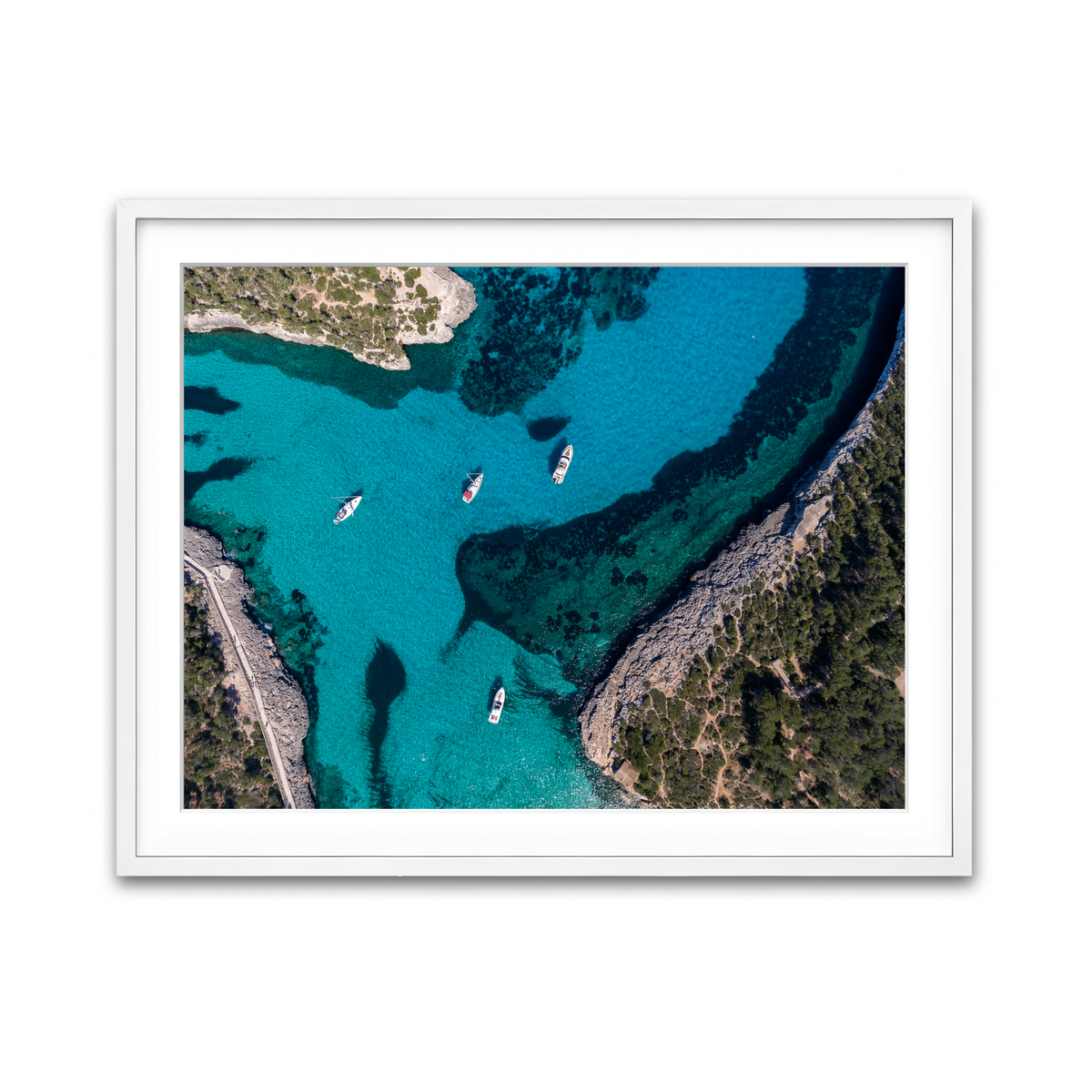 Framed Print 4x3 White