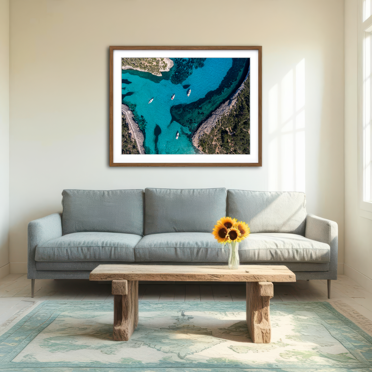 AUTO-MOCKUP ROOM | Clear Sailing Wall Art