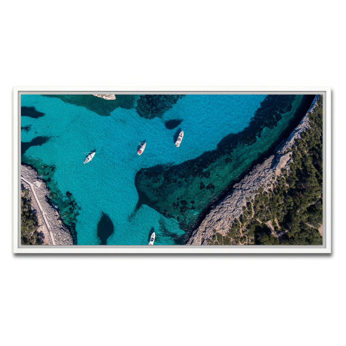 AUTO-MOCKUP WHITE | Clear Sailing | 1 Piece | White Framed Canvas | group=2x1