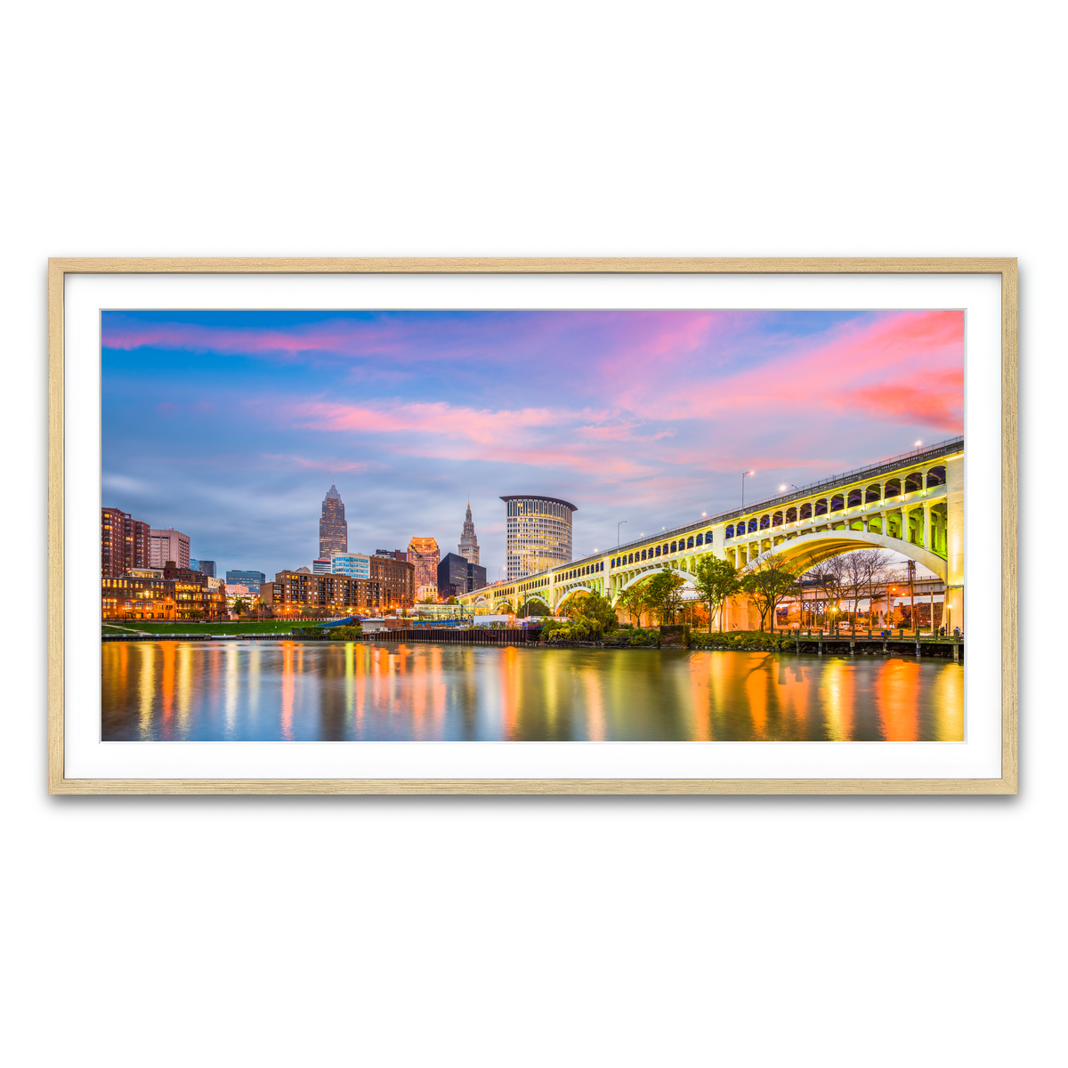 Framed Print 2x1 Natural