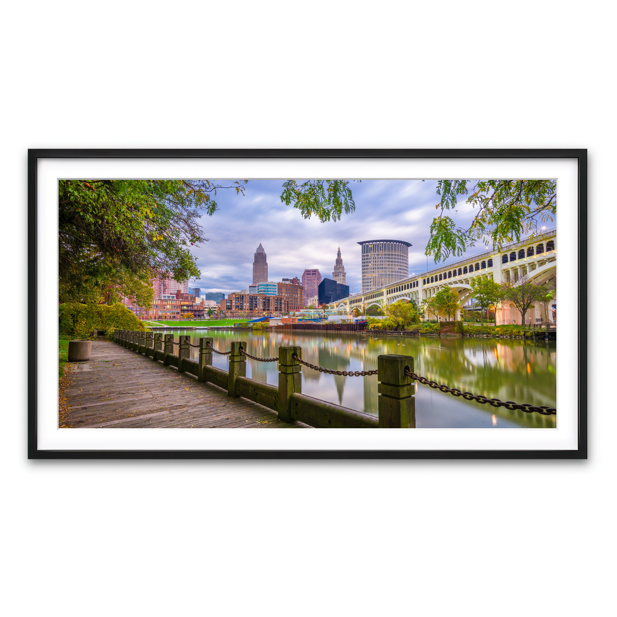 Framed Print 2x1 Black