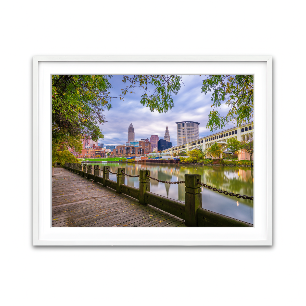 Framed Print 4x3 White