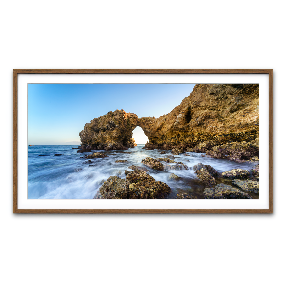 Framed Print 2x1 Walnut