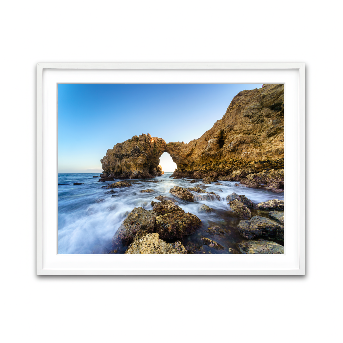 Framed Print 4x3 White
