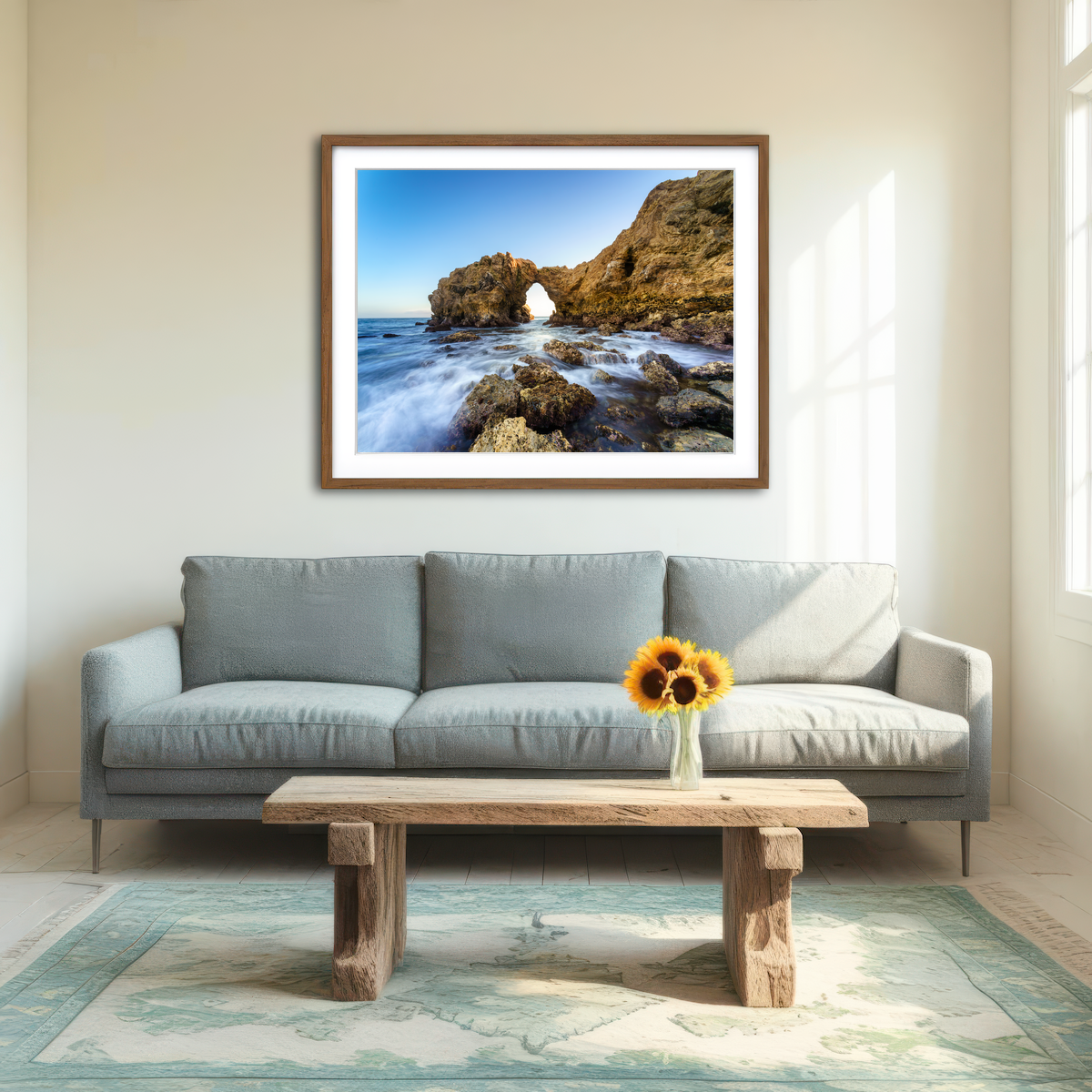 AUTO-MOCKUP ROOM | Cliff Island Wall Art