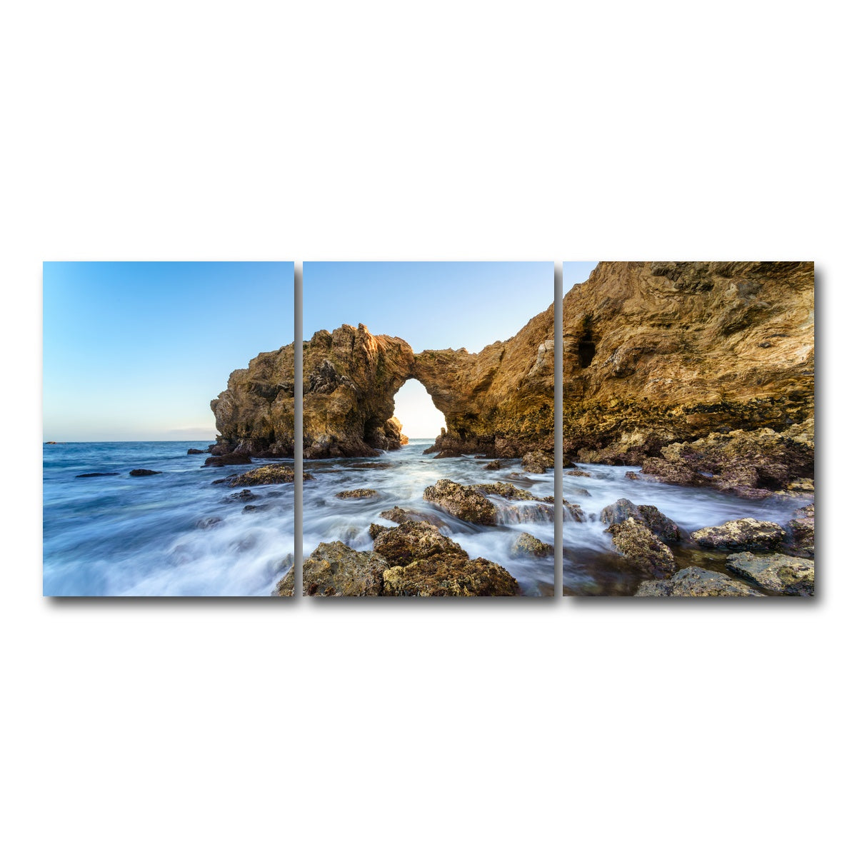 AUTO-MOCKUP WHITE | Cliff Island | 3 Piece | Gallery Wrap Canvas | group=18x24
