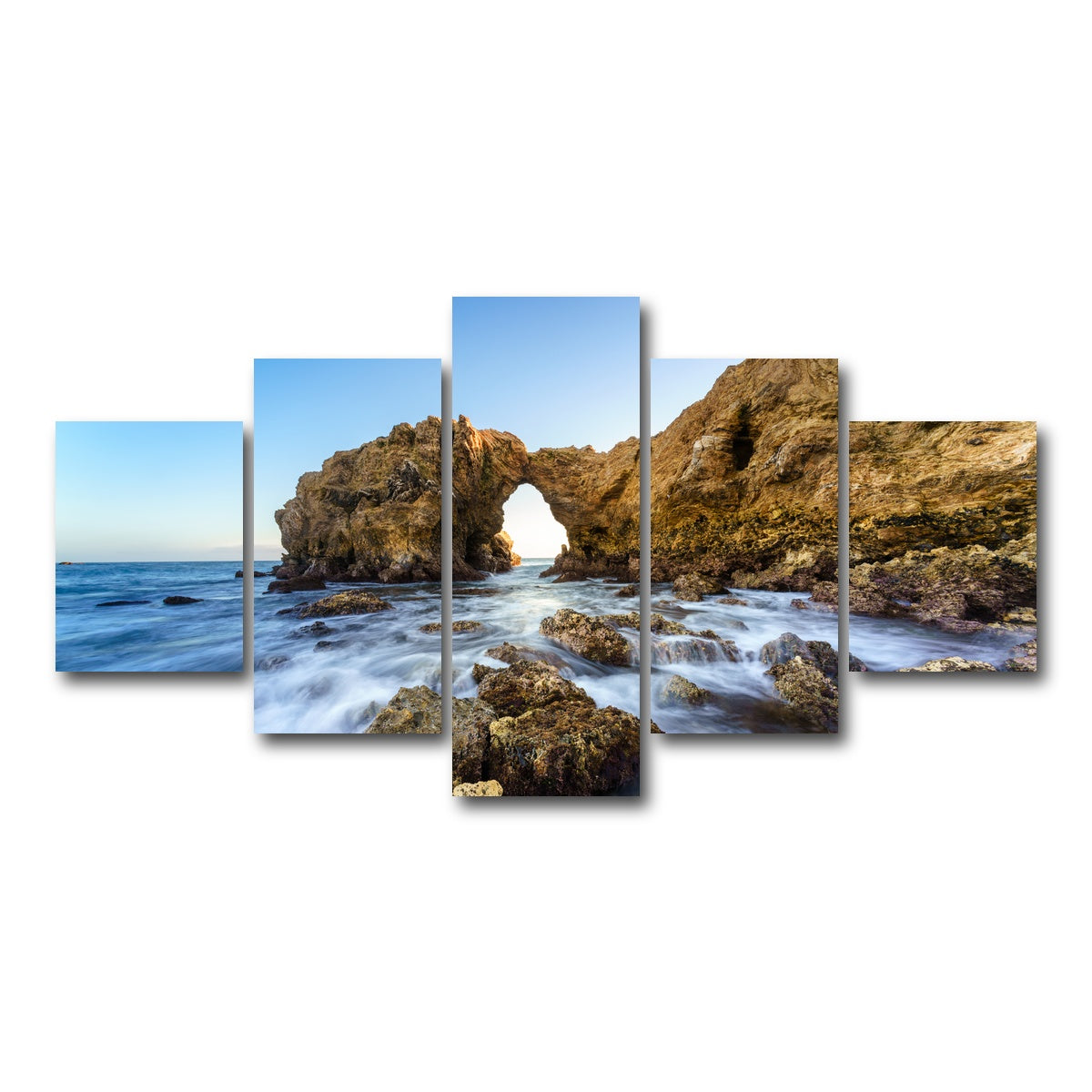 AUTO-MOCKUP WHITE | Cliff Island | 5 Piece | Gallery Wrap Canvas | group=5_short