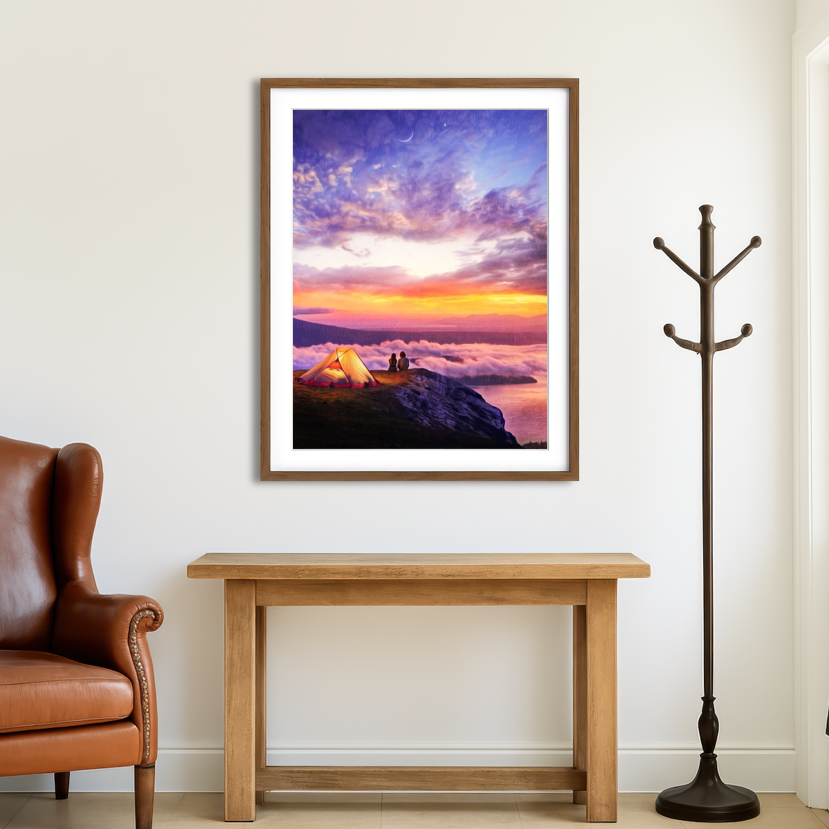 AUTO-MOCKUP ROOM | Cliff Tent Wall Art