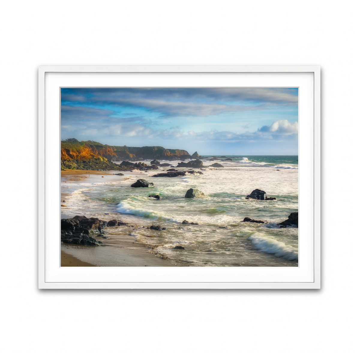 Framed Print 4x3 White