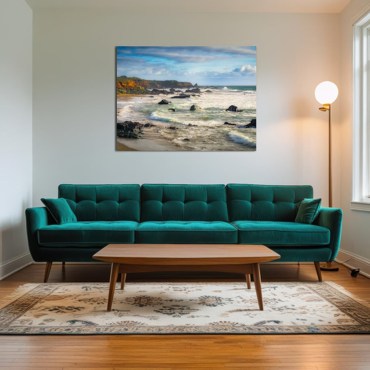 AUTO-MOCKUP ROOM | Cliffs and Rocks on the California Coast