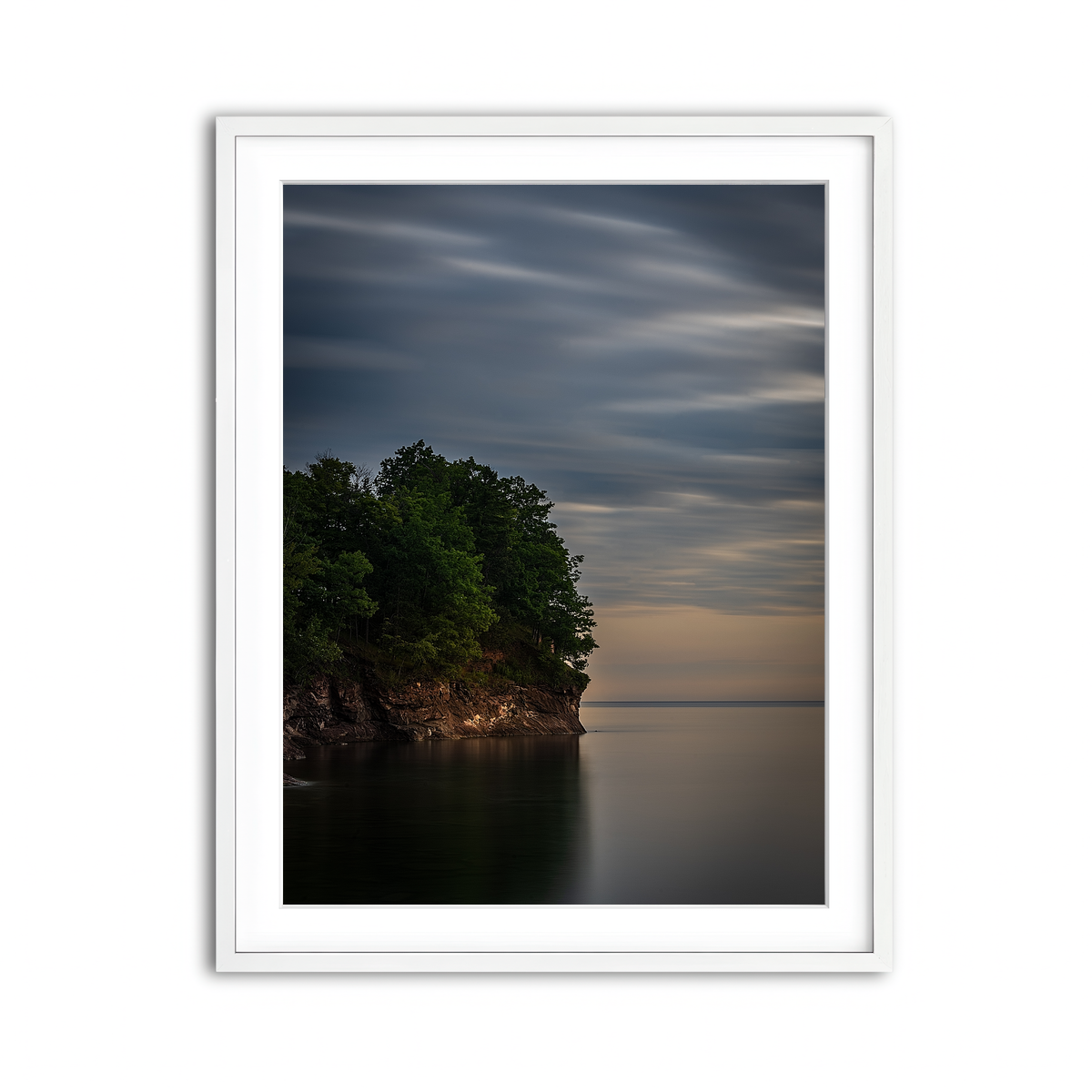 Framed Print 3x4 White