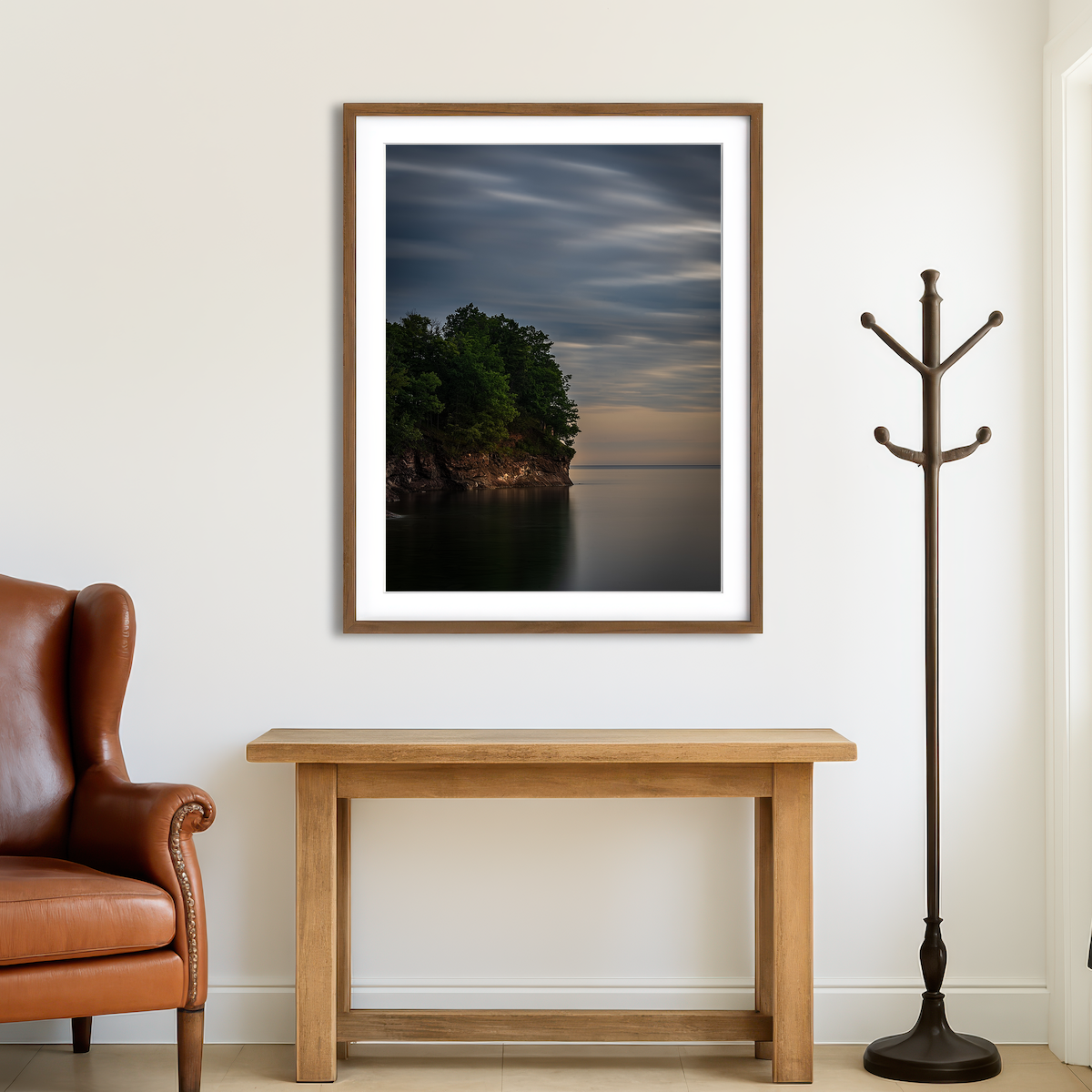 AUTO-MOCKUP ROOM | Cliffs of Michigan Wall Art