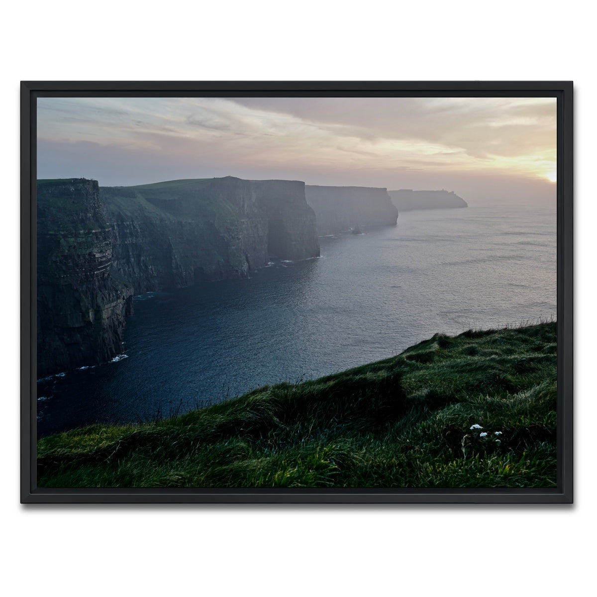 AUTO-MOCKUP WHITE | Cliffs of Moher | 1 Piece | Black Framed Canvas | group=4x3