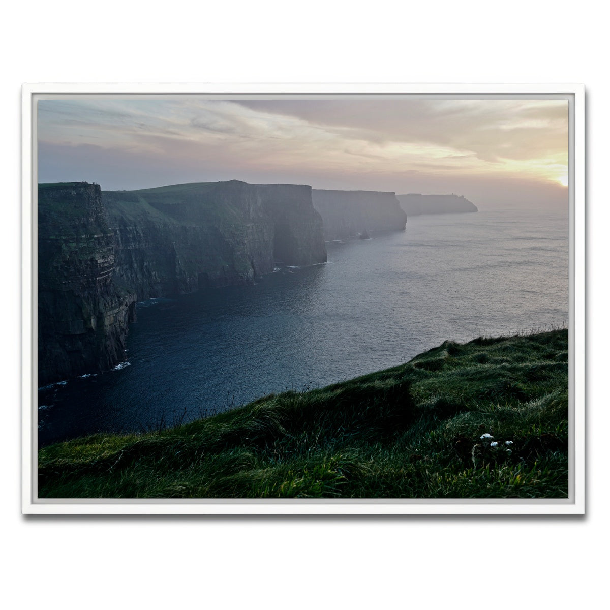 AUTO-MOCKUP WHITE | Cliffs of Moher | 1 Piece | White Framed Canvas | group=4x3