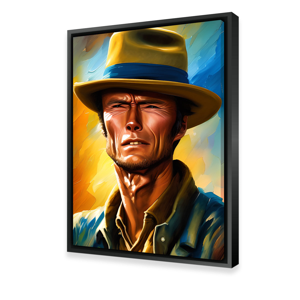Clint Eastwood Painting Wall Art