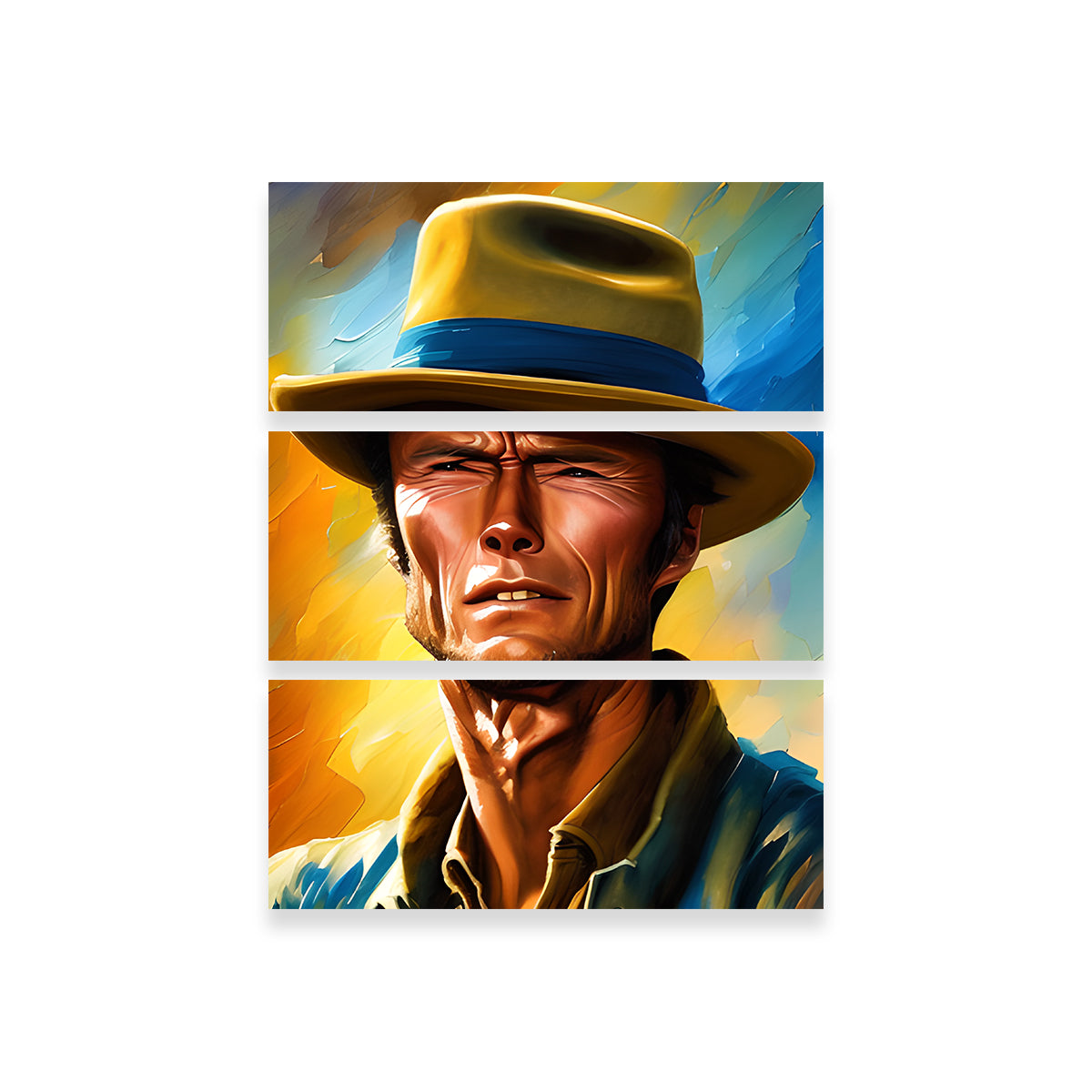 Clint Eastwood Painting Wall Art