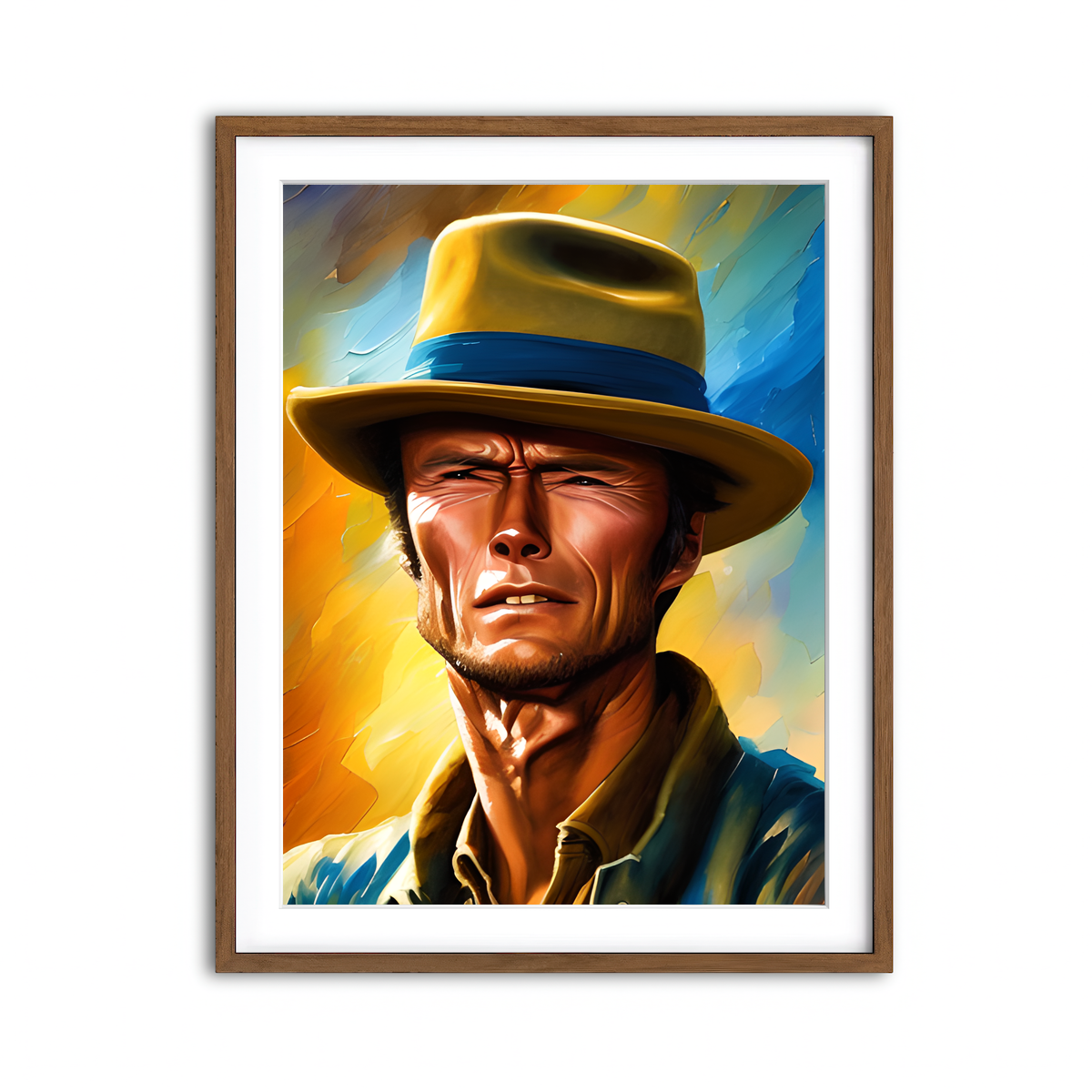 Framed Print 3x4 Walnut