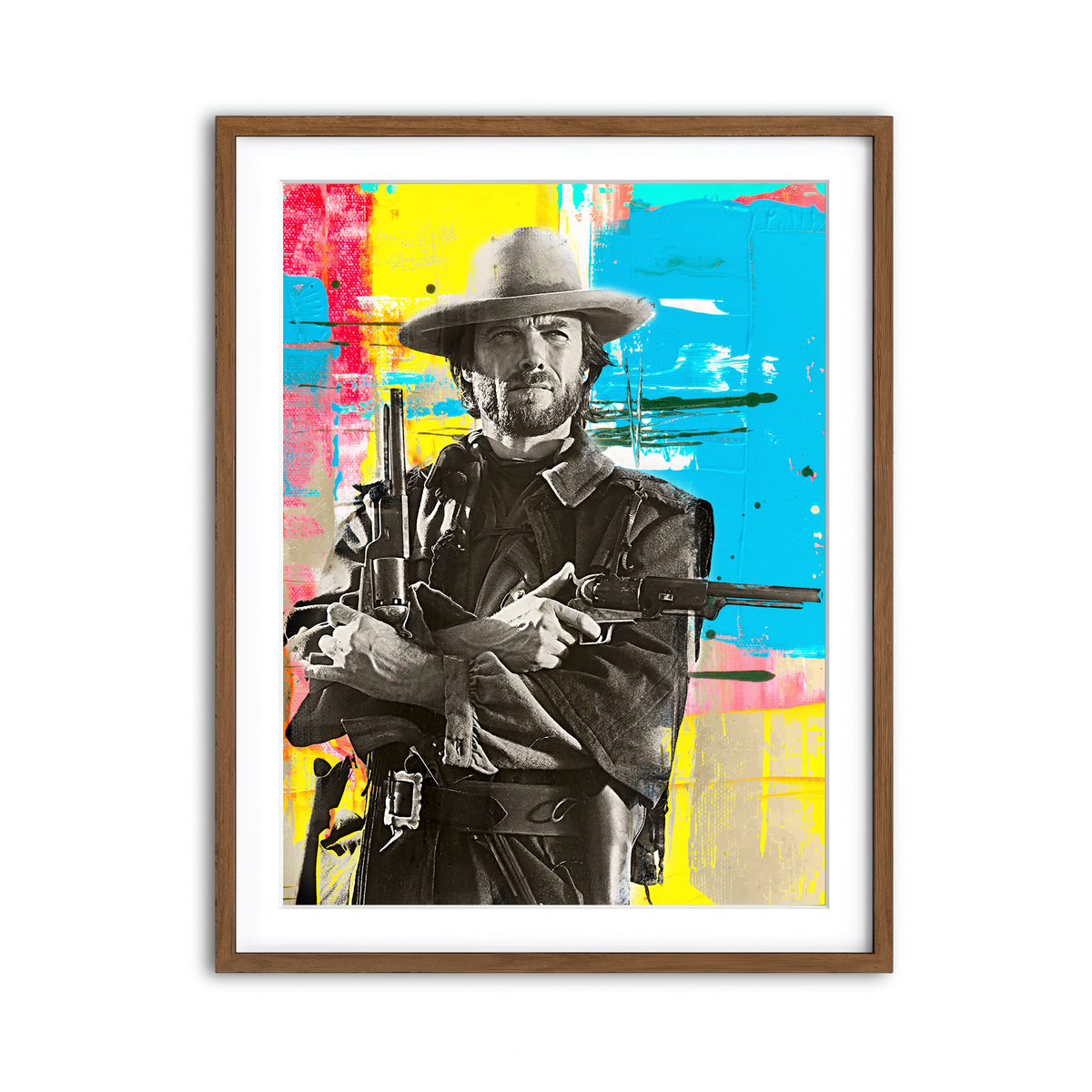 Framed Print 3x4 Walnut