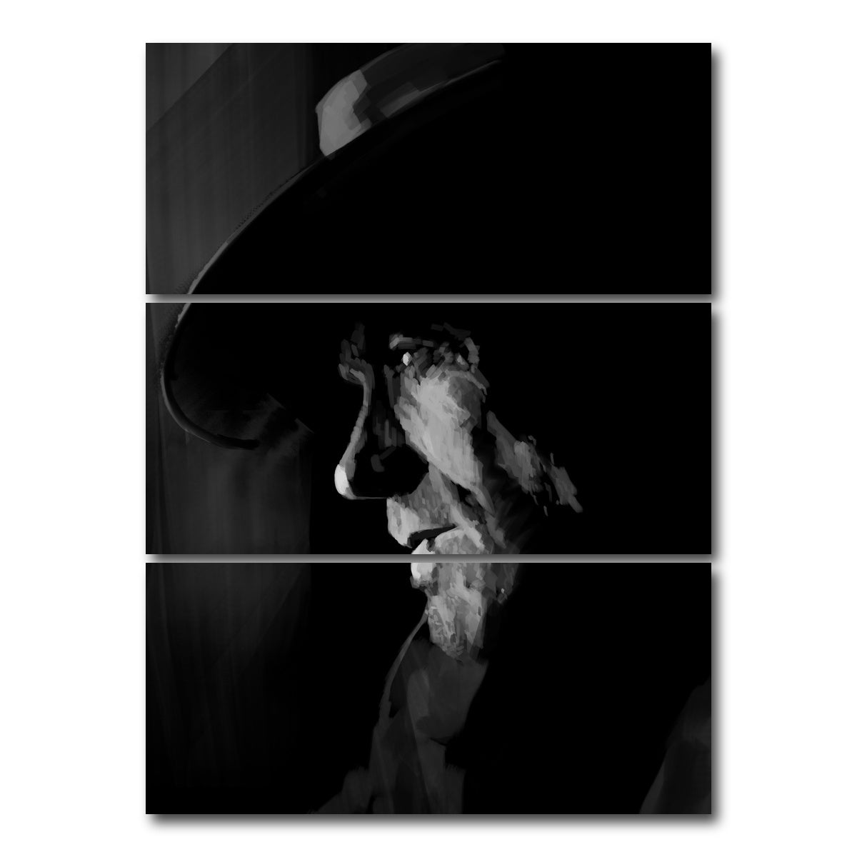 AUTO-MOCKUP WHITE | Clint | 3 Piece | Gallery Wrap Canvas | group=8x18_stacked