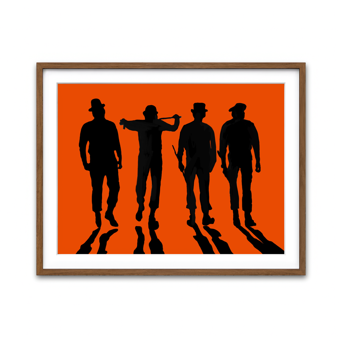 Framed Print 4x3 Walnut