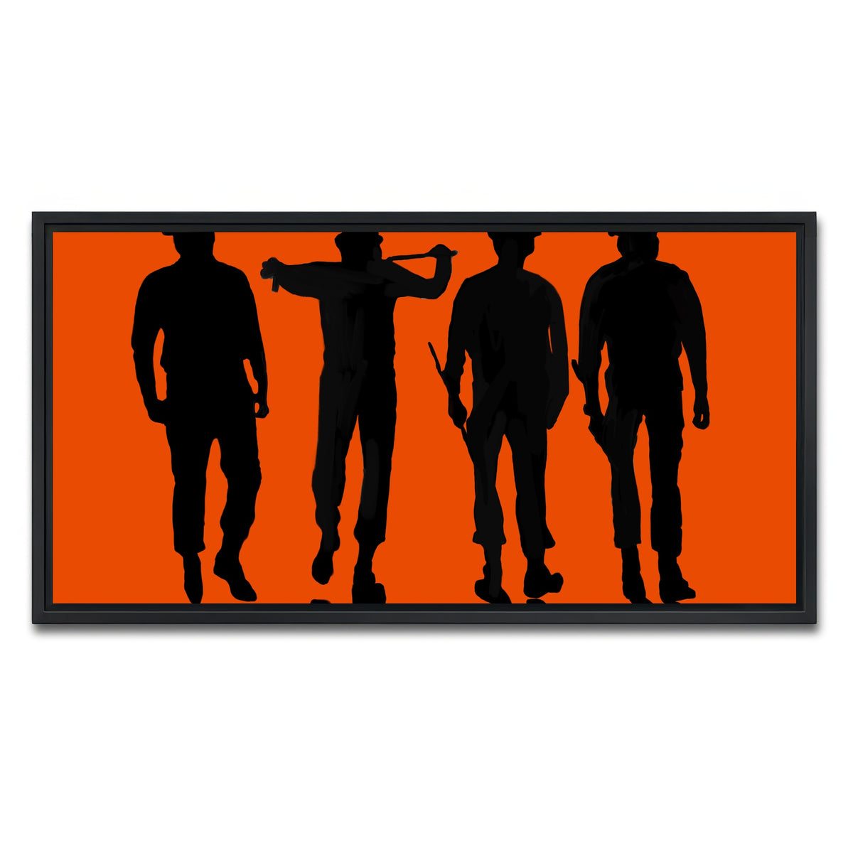 AUTO-MOCKUP WHITE | Clockwork Orange | 1 Piece | Black Framed Canvas | group=2x1