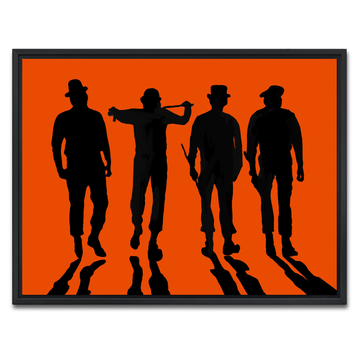 AUTO-MOCKUP WHITE | Clockwork Orange | 1 Piece | Black Framed Canvas | group=4x3