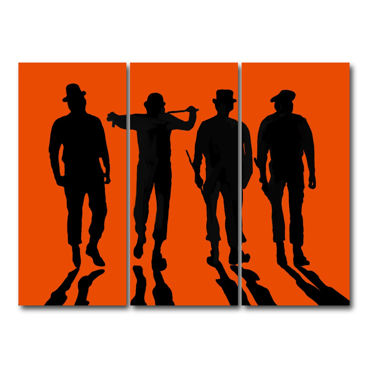 AUTO-MOCKUP WHITE | Clockwork Orange | 3 Piece | Gallery Wrap Canvas | group=8x18