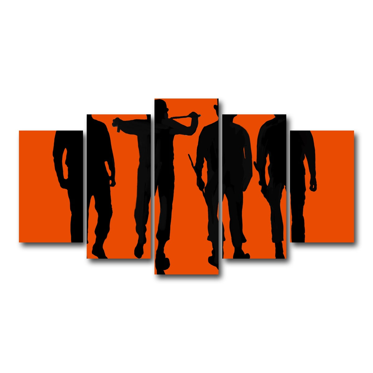 AUTO-MOCKUP WHITE | Clockwork Orange | 5 Piece | Gallery Wrap Canvas | group=5_normal