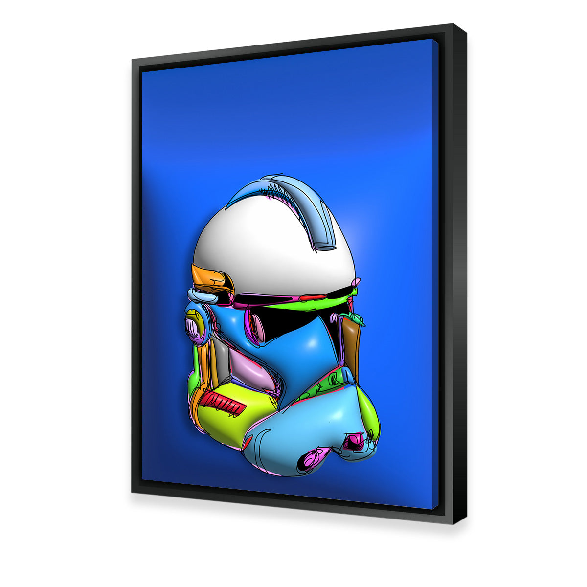 Clone Helmet Wall Art