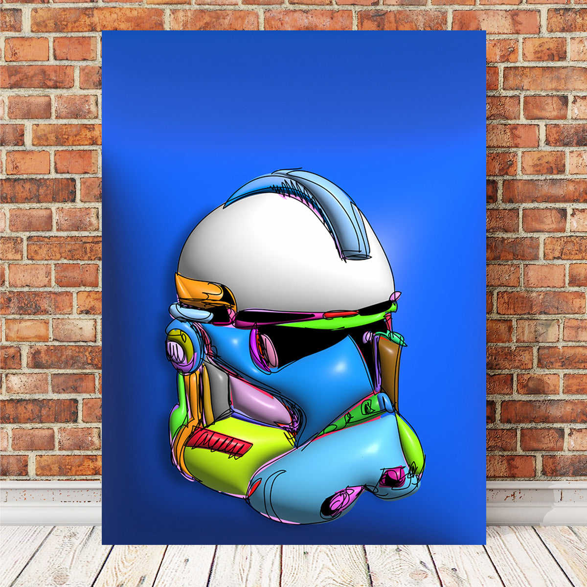 Clone Helmet Wall Art