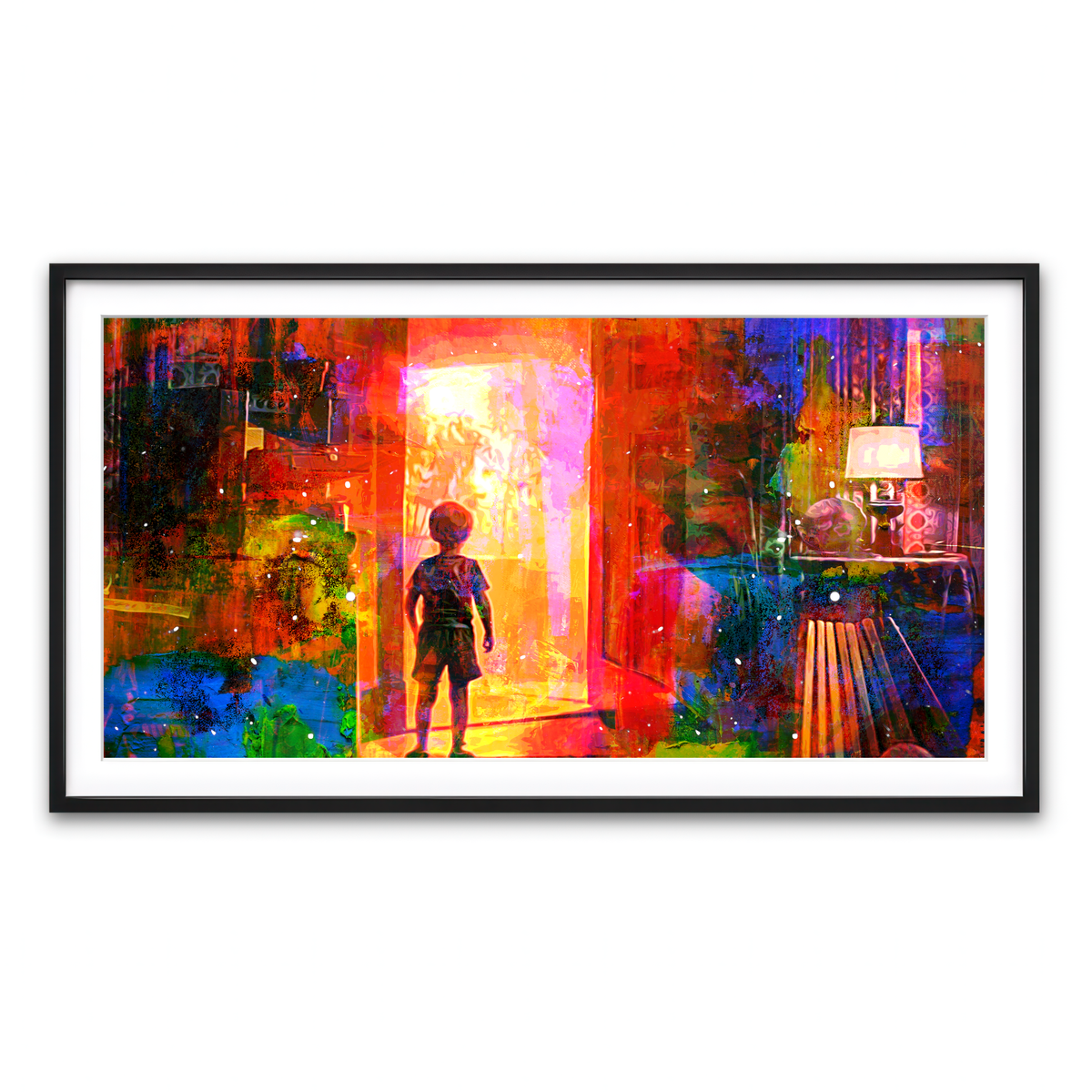 Framed Print 2x1 Black