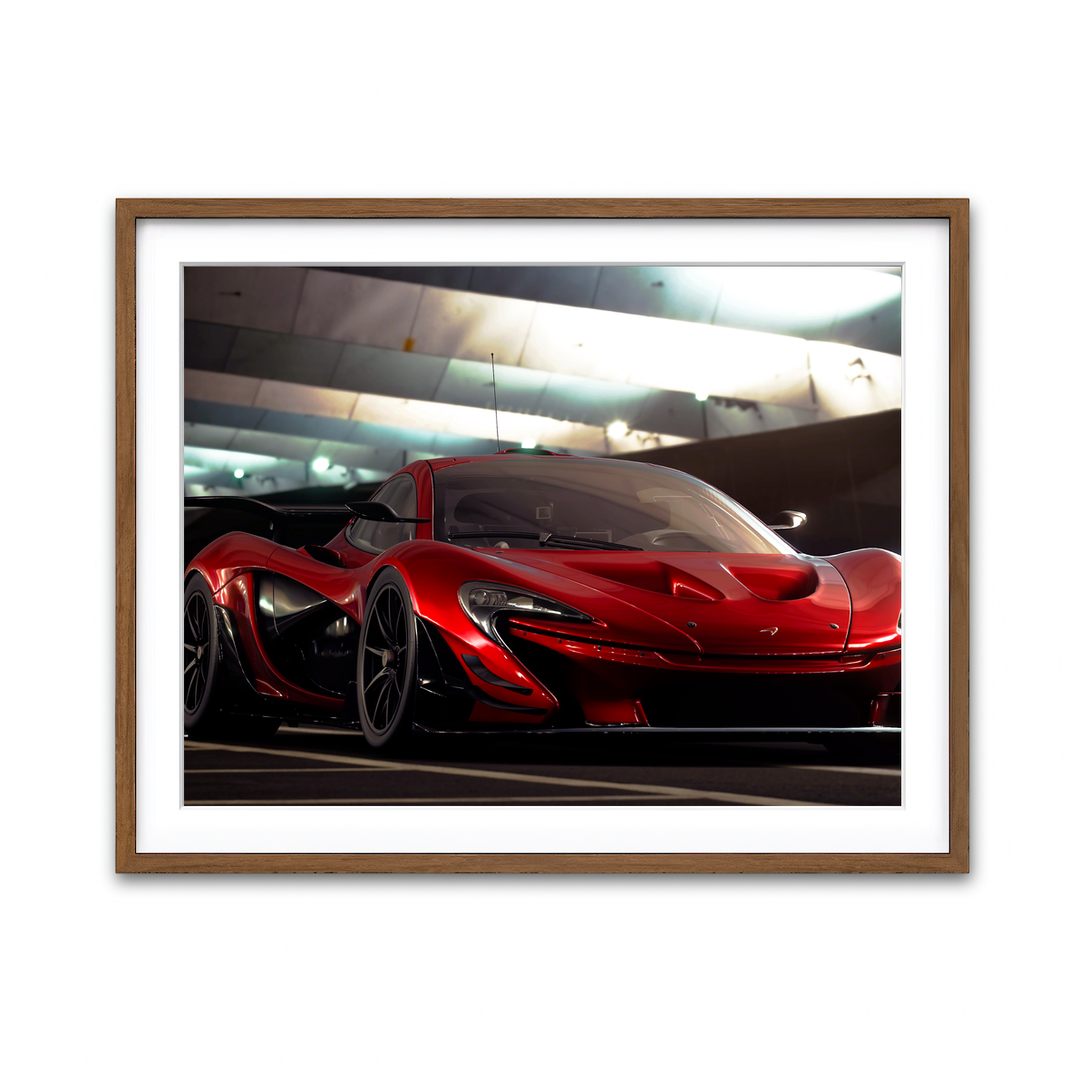 Framed Print 4x3 Walnut