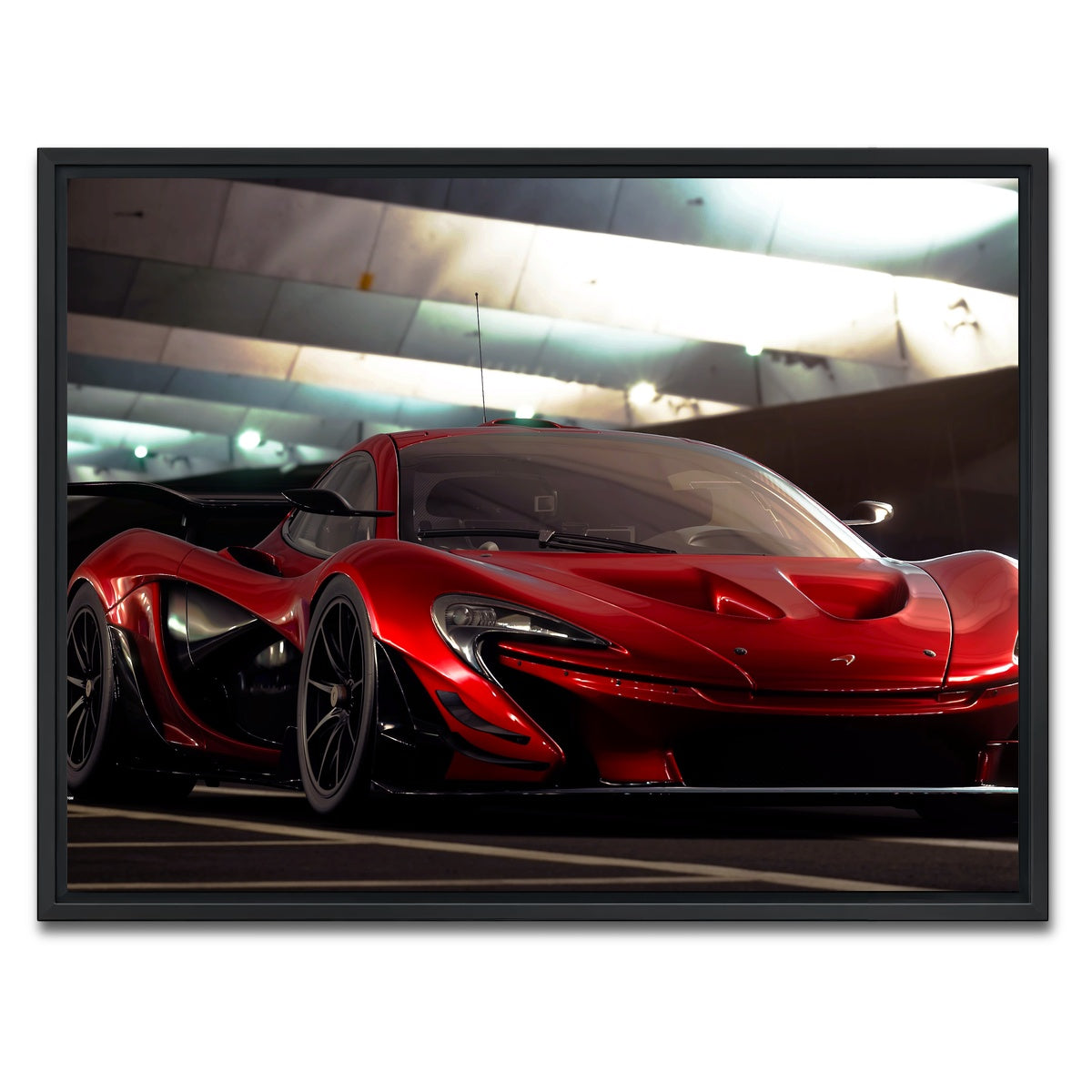 AUTO-MOCKUP WHITE | Close Up | 1 Piece | Black Framed Canvas | group=4x3