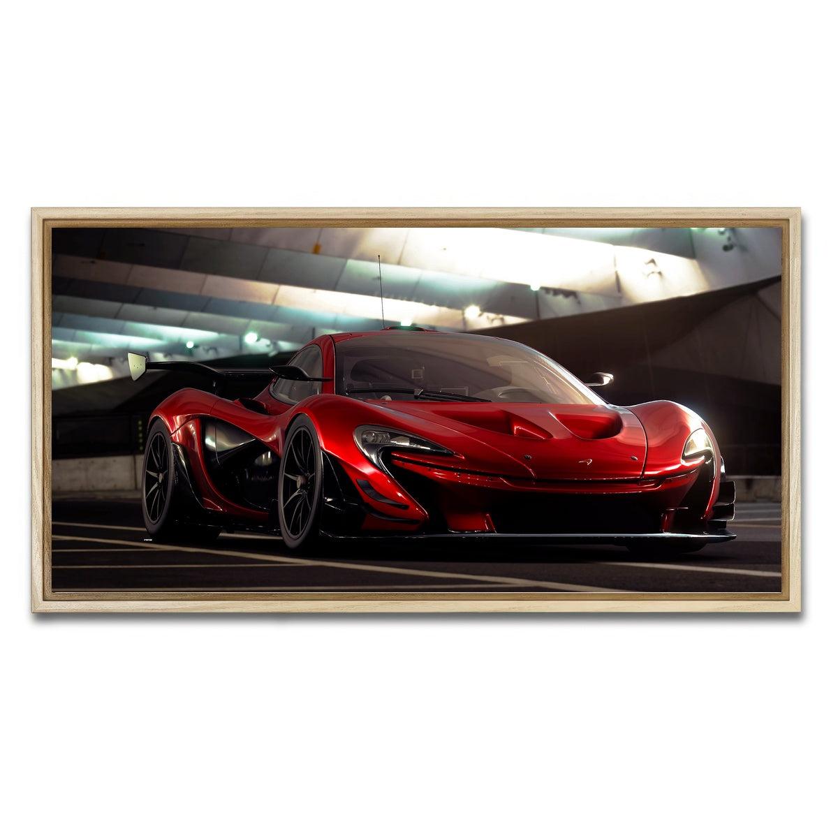 AUTO-MOCKUP WHITE | Close Up | 1 Piece | Natural Framed Canvas | group=2x1