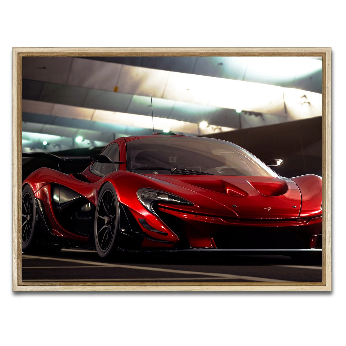 AUTO-MOCKUP WHITE | Close Up | 1 Piece | Natural Framed Canvas | group=4x3