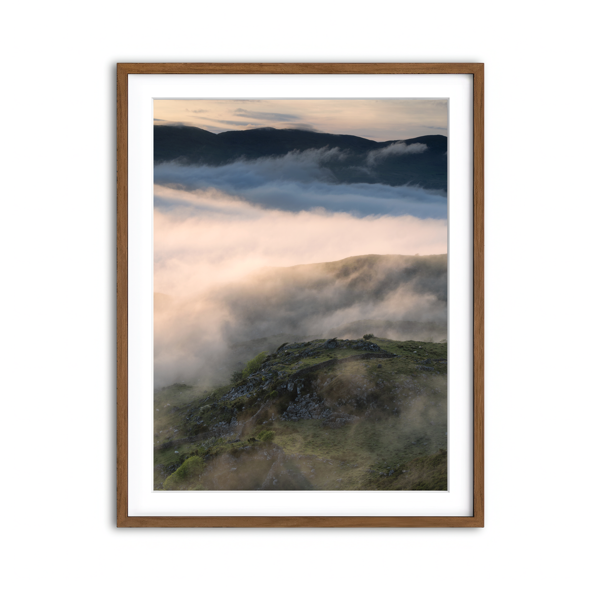 Framed Print 3x4 Walnut