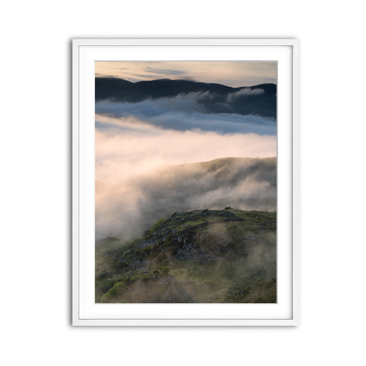 Framed Print 3x4 White