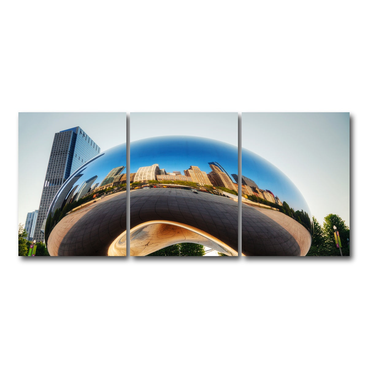 AUTO-MOCKUP WHITE | Cloud Gate | 3 Piece | Gallery Wrap Canvas | group=18x24