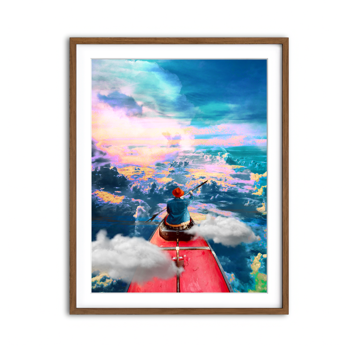 Framed Print 3x4 Walnut