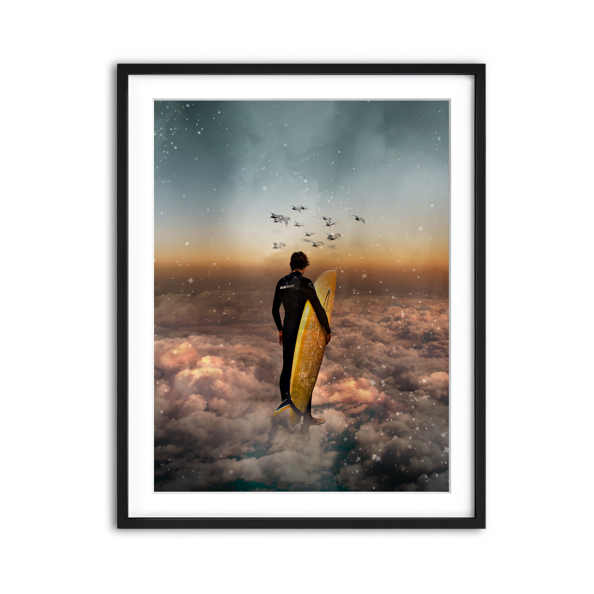 Framed Print 3x4 Black