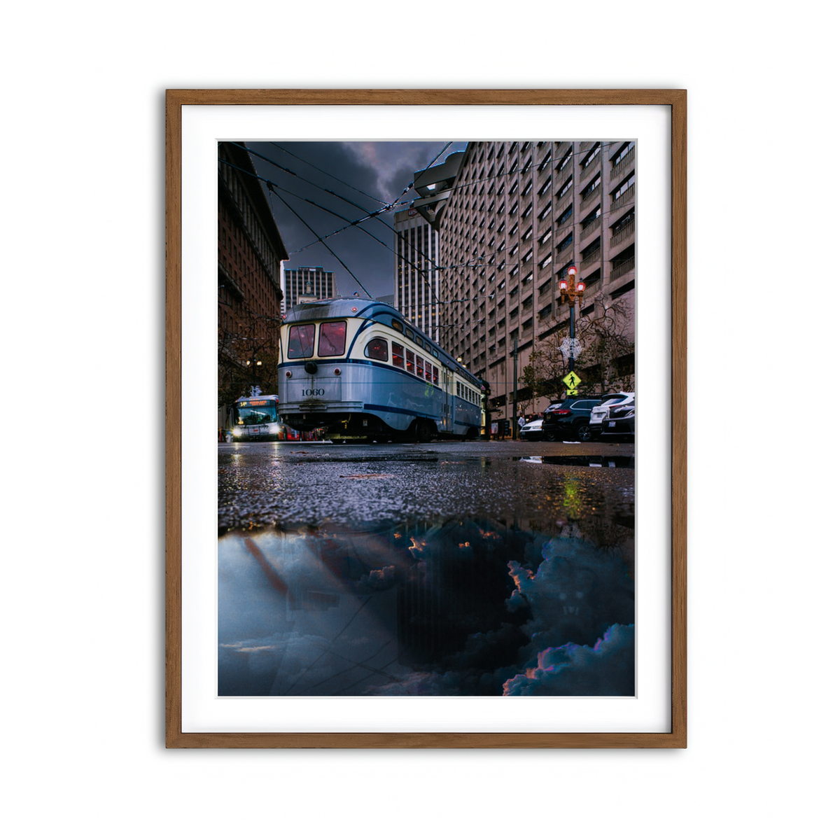 Framed Print 3x4 Walnut