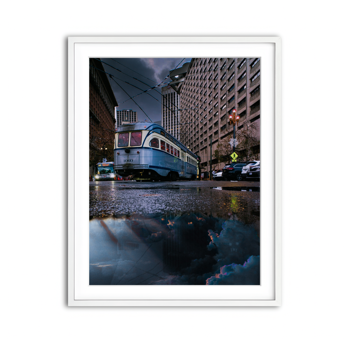 Framed Print 3x4 White
